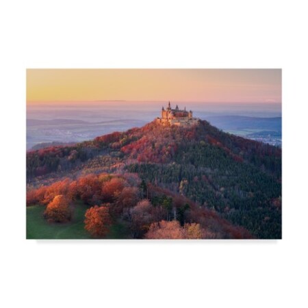 Trademark Fine Art Daniel F 'Golden Autumn Evening' Canvas Art, 30x47 1X06608-C3047GG